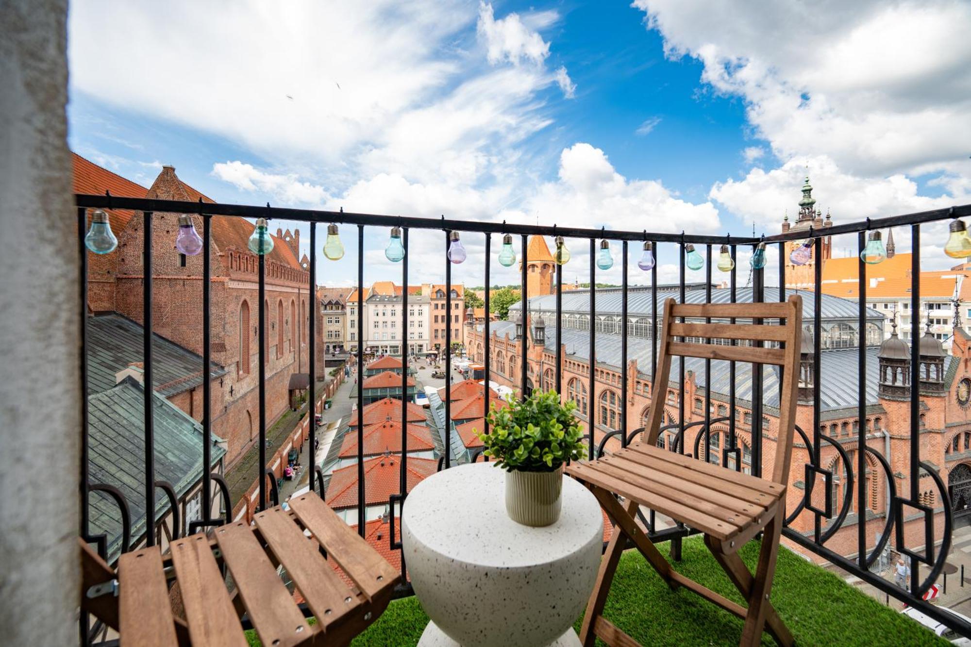 Stunning Apartment With Balcony Gdańsk Exterior foto